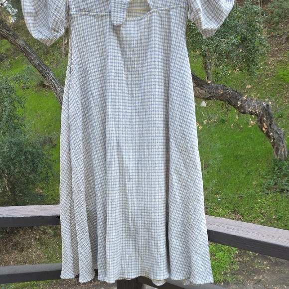 NEW $485 RHODE GINNY MIDI DRESS IN CERULEAN SIZE 6 - Picture 4 of 11